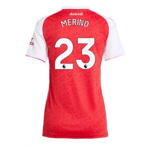 Stroje piłkarskie Arsenal Mikel Merino #23 Koszulka Podstawowej dla damskie 2025-26 Krótki Rękaw